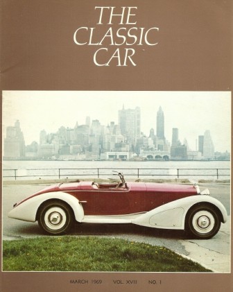 THE CLASSIC CAR 1969 MAR - HOLBROOK, '32 LINCOLN SALON BODY STYLES